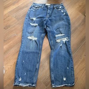 Abercrombie High Rise Mom Jean